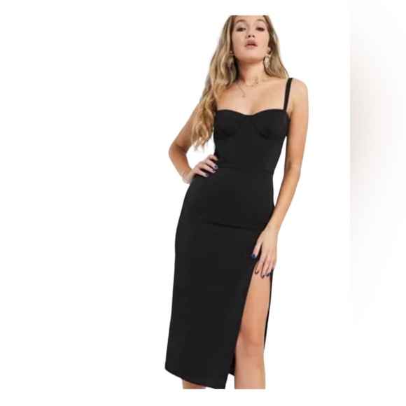 Capulet | Dresses | Capulet Womens Black Ariella Bustier Midi Dress Size M  | Poshmark